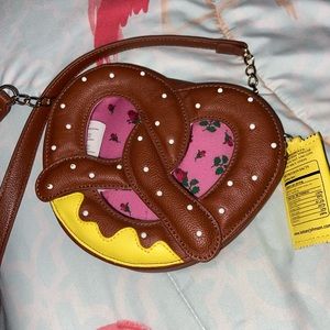 Betsey Johnson pretzel purse